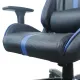 Игровое кресло  "GT Carbon GM-120", две подушки, экокожа, черное/синее, 531930. Фото товара с разных ракурсов.